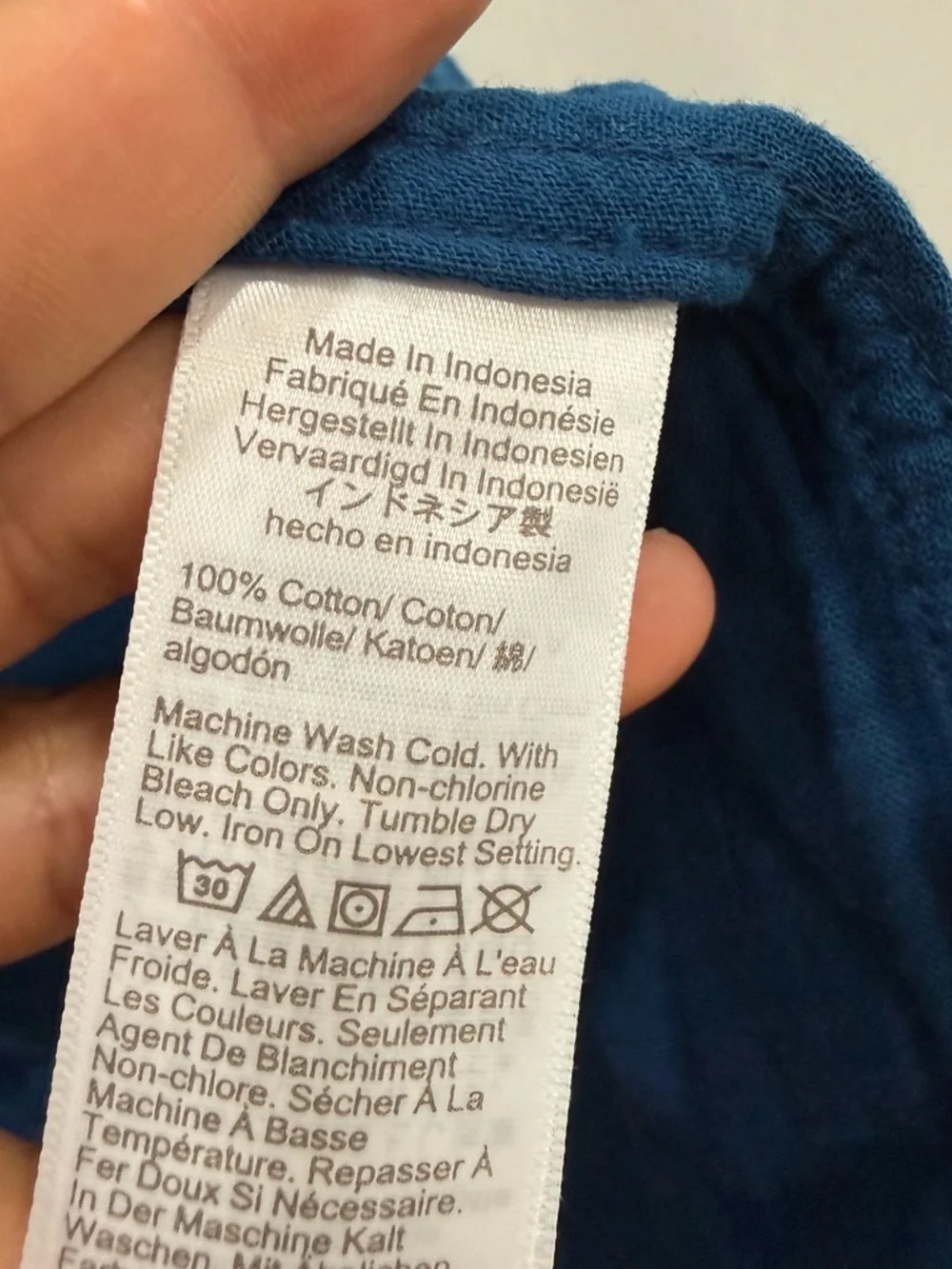 J. Crew Deep Blue Textured Cotton Shirt Jacket - Picture 5 of 5